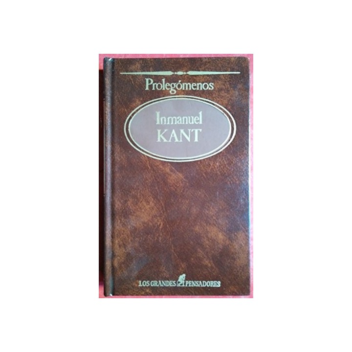 Prolegómenos - Inmanuel Kant.